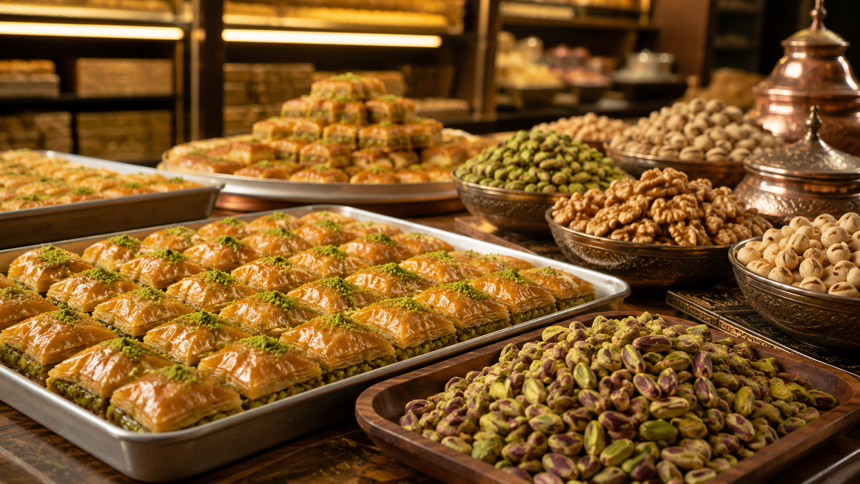 Baklavacılar İçin Toptan Antep Fıstığı ve Kuruyemiş Tedariki